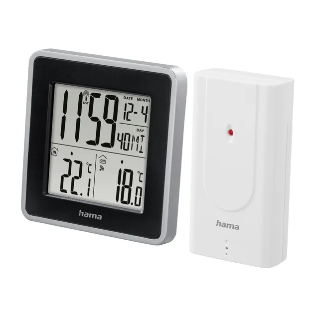 hama-ews-intro-digitale-funk-wetterstation-mit-uhr-au-ensensor-thermometer-innen image 1