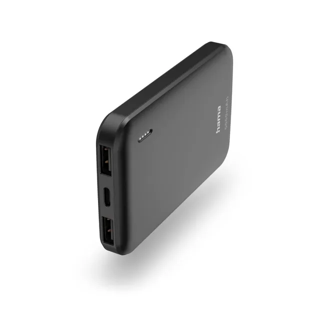 hama-powerbank-pocket-5-mit-5-000-mah-2x-usb-a-usb-c-eingang-und-led-anzeige-ant image 1