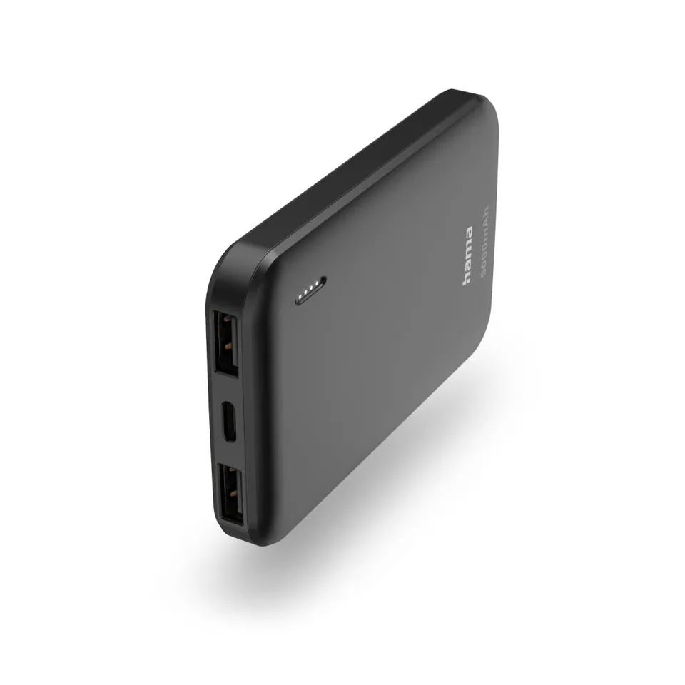 hama-powerbank-pocket-5-mit-5-000-mah-2x-usb-a-usb-c-eingang-und-led-anzeige-ant image 1