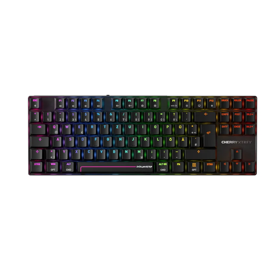 cherry-xtrfy-mx-8-2-pro-tmr-wireless-gaming-tastatur-de-qwertz-schwarz-magnetisc image 1