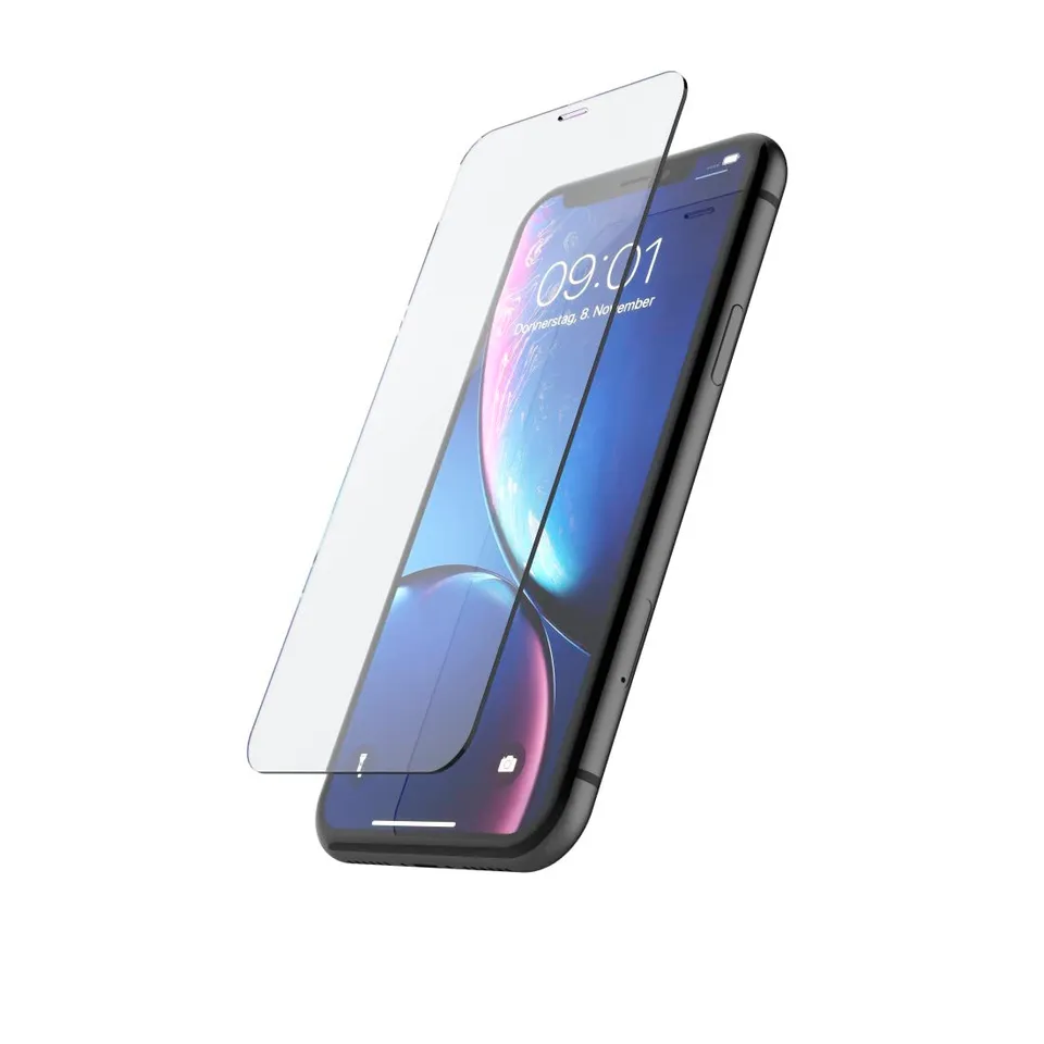 hama-schutzglas-f-r-apple-iphone-xr-11-echtglas-panzerglas-0-33-mm-10h-h-rte-ant image 1