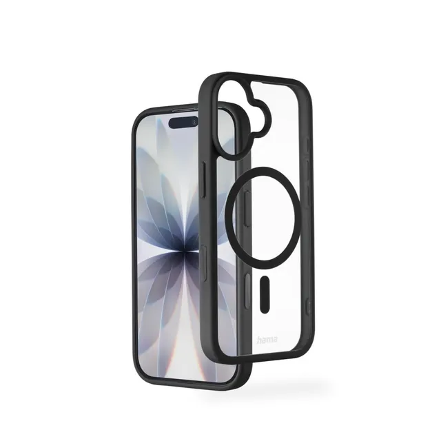 hama-frame-protect-handyh-lle-f-r-iphone-17-magnetisch-magsafe-qi2-transparent-m image 1
