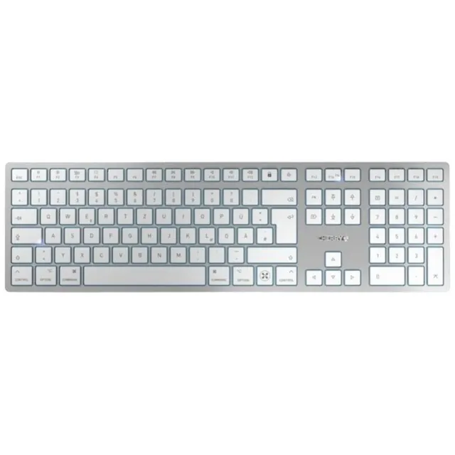 cherry-kw-9100-slim-for-mac-kabellose-mac-tastatur-de-qwertz-mit-nummernblock-bl image 1