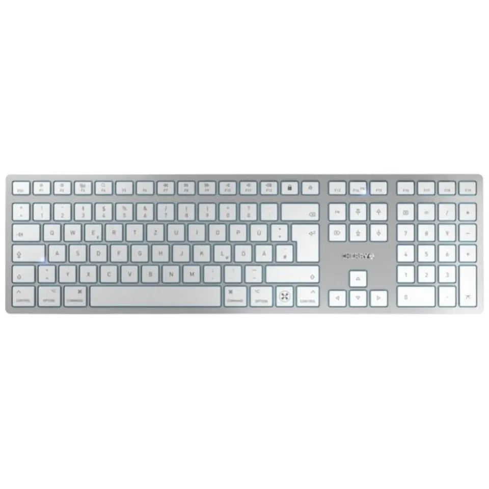 cherry-kw-9100-slim-for-mac-kabellose-mac-tastatur-de-qwertz-mit-nummernblock-bl image 1