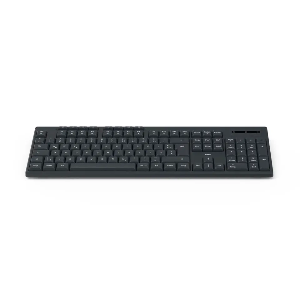 hama-funktastatur-wk-200-kabellos-2-4-ghz-leise-tasten-nummernblock-multimedia-k image 1