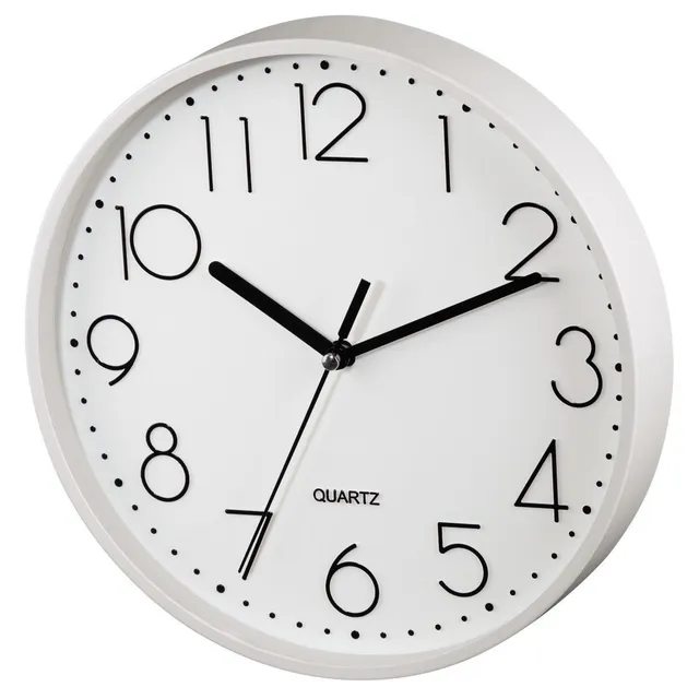 hama-wanduhr-pg-220-30-cm-ger-uschlos-wei-es-ziffernblatt-quarz-analoguhr-ohne-t image 1