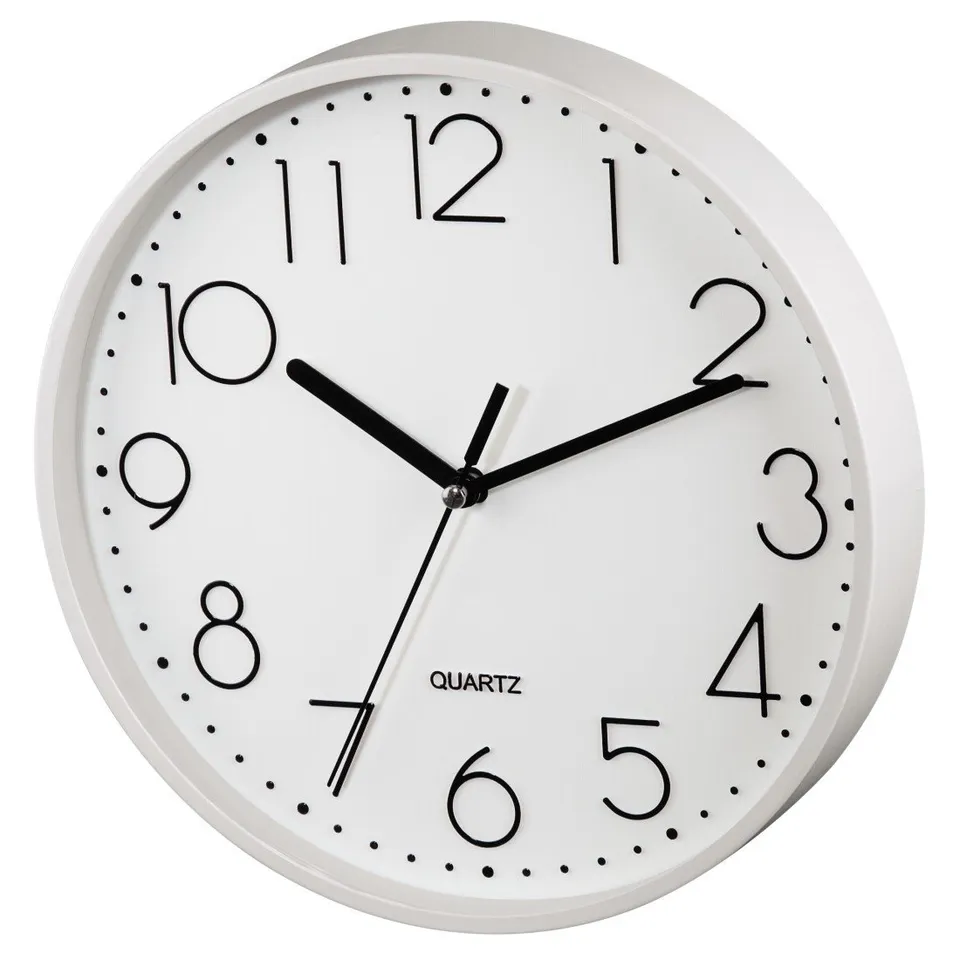 hama-wanduhr-pg-220-30-cm-ger-uschlos-wei-es-ziffernblatt-quarz-analoguhr-ohne-t image 1