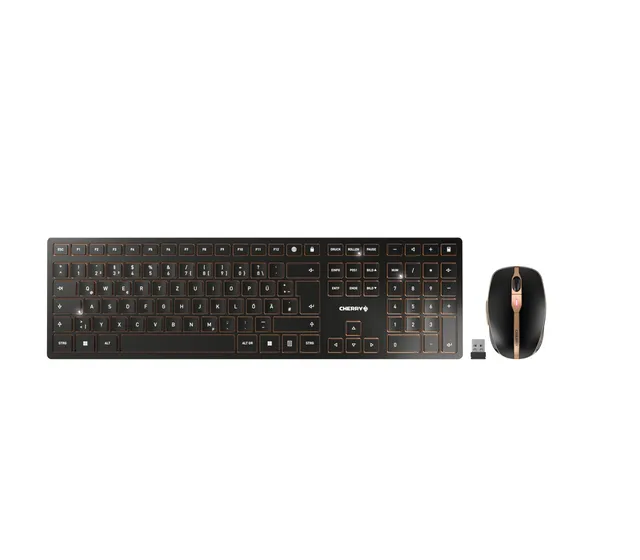 cherry-dw-9100-slim-kabelloses-tastatur-maus-set-deutsch-qwertz-bluetooth-2-4-gh image 1