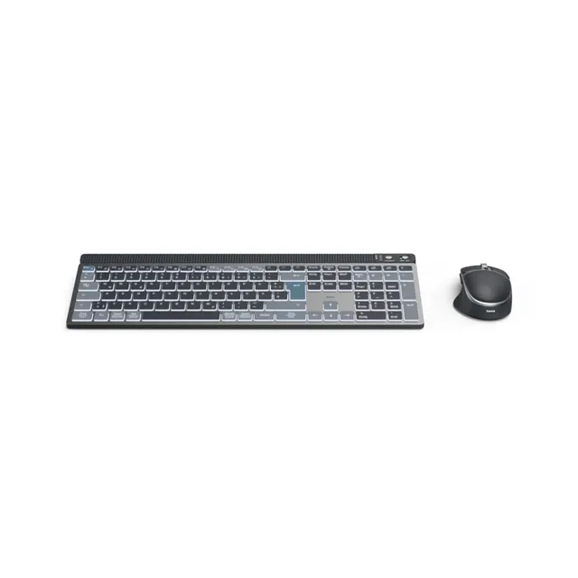 hama-tastatur-maus-set-kabellos-multi-device-1x-funk-2x-bluetooth-ger-uscharme-s image 1