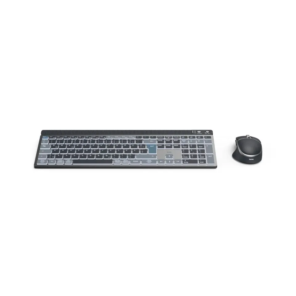hama-tastatur-maus-set-kabellos-multi-device-1x-funk-2x-bluetooth-ger-uscharme-s image 1