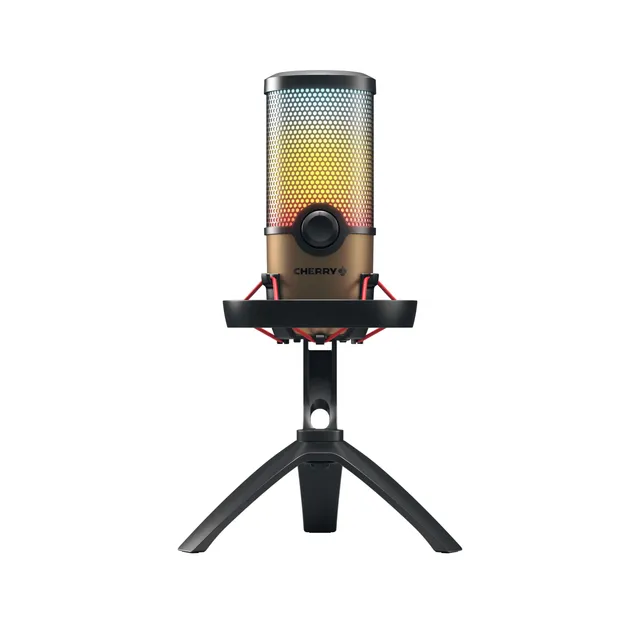 cherry-um-9-0-pro-rgb-usb-mikrofon-streaming-und-podcast-mikrofon-mit-4-richtcha image 1