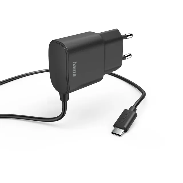 hama-12w-usb-c-ladeger-t-mit-integriertem-1-m-ladekabel-berladeschutz-kompakt-sc image 1