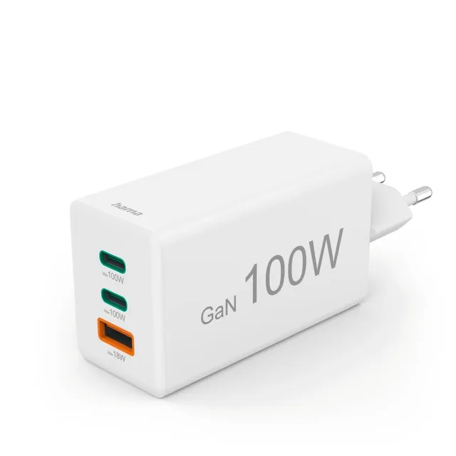 hama-schnellladeger-t-kompakt-100w-gan-usb-c-netzteil-mit-2x-usb-c-und-1x-usb-a- image 1