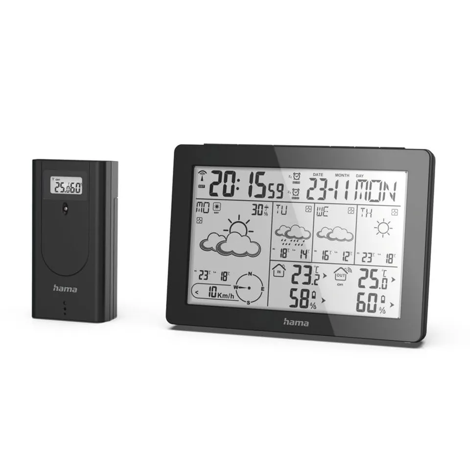 hama-meteotime-profi-wetterstation-mit-au-ensensor-funk-wetterstation-mit-profes image 1