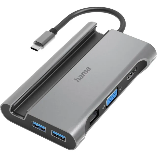 hama-usb-hub-4-ports-usb-2-0-mit-480-mbit-s-modell-00200102-grau image 1
