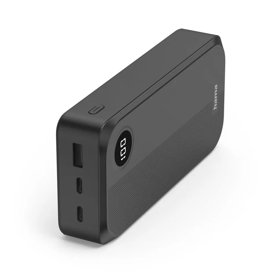 hama-power-pack-20000-mah-externer-akku-powerbank-mit-2x-usb-c-und-1x-usb-a-led- image 1