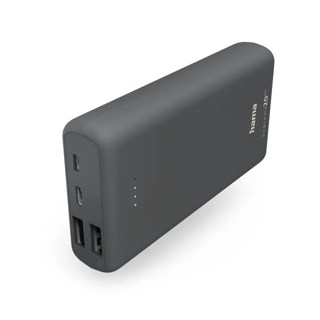 hama-powerbank-supreme-20000-mah-externer-akku-mit-usb-c-2x-usb-a-und-led-ladean image 1