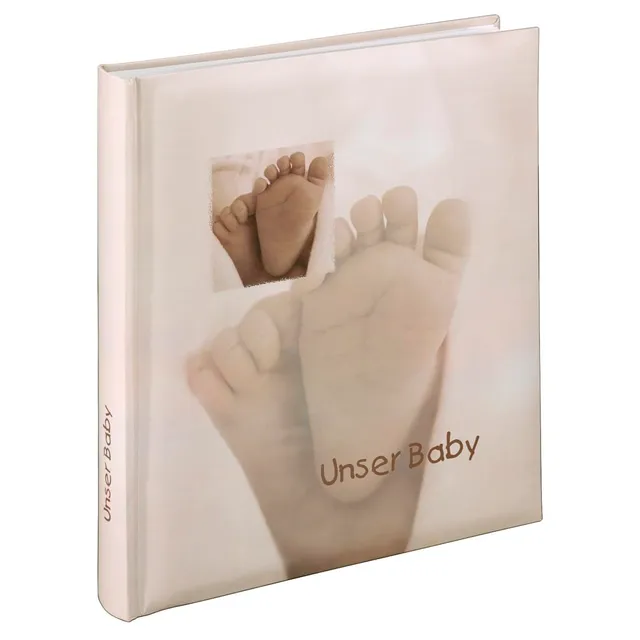 hama-babyalbum-baby-feel-fotoalbum-mit-60-seiten-f-r-300-fotos-format-29-x-32-cm image 1