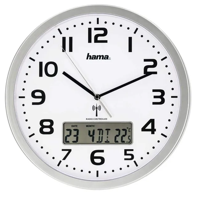 hama-funk-wanduhr-digital-extra-30-cm-analog-digital-mit-kalender-und-temperatur image 1