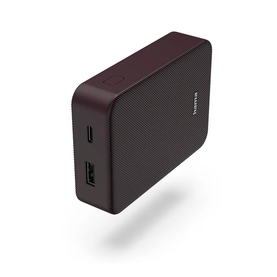 hama-powerbank-colour-10-10000-mah-externer-akku-1x-usb-c-1x-usb-a-led-ladeanzei image 1