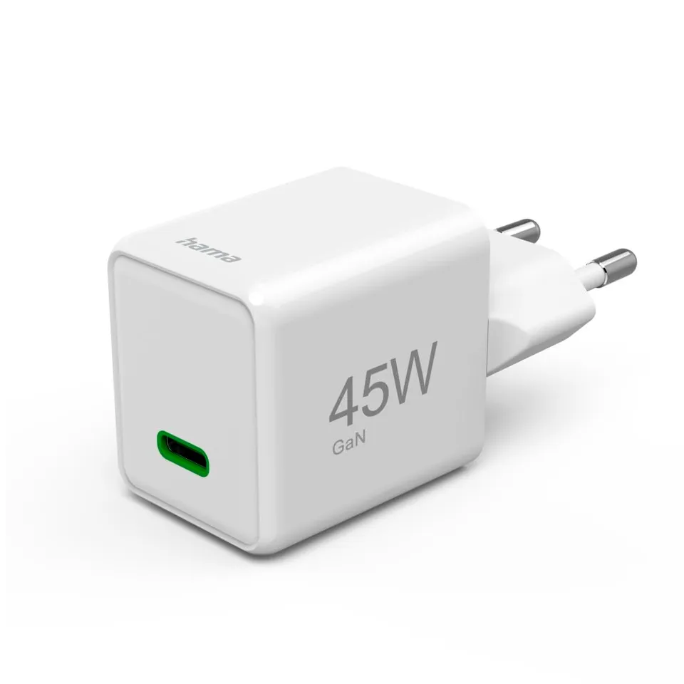 hama-schnellladeger-t-45-w-gan-super-mini-usb-c-power-delivery-quick-charge-3-0- image 1