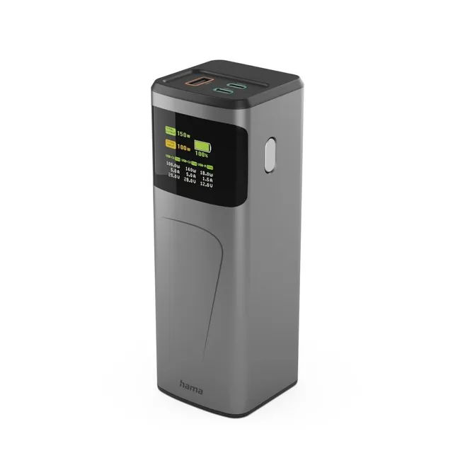hama-power-pack-high-power-powerbank-150w-24000-mah-2x-usb-c-usb-a-power-deliver image 1