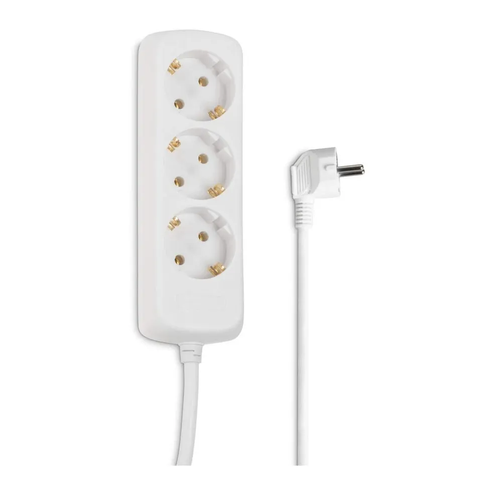 hama-steckdosenleiste-3-fach-mehrfachsteckdose-ohne-schalter-1-4-m-kabel-gs-gepr image 1