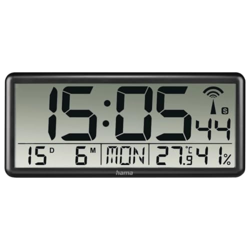 hama-jumbo-digitale-funk-wanduhr-xxl-mit-thermometer-hygrometer-datum-und-wochen image 5