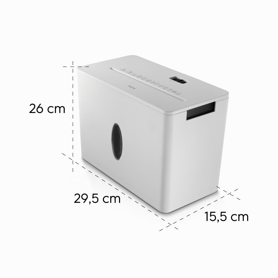 hama-safe-x40-w-aktenvernichter-p4-t4-e3-kreuzschnitt-bis-4-blatt-dsgvo-konform- image 7