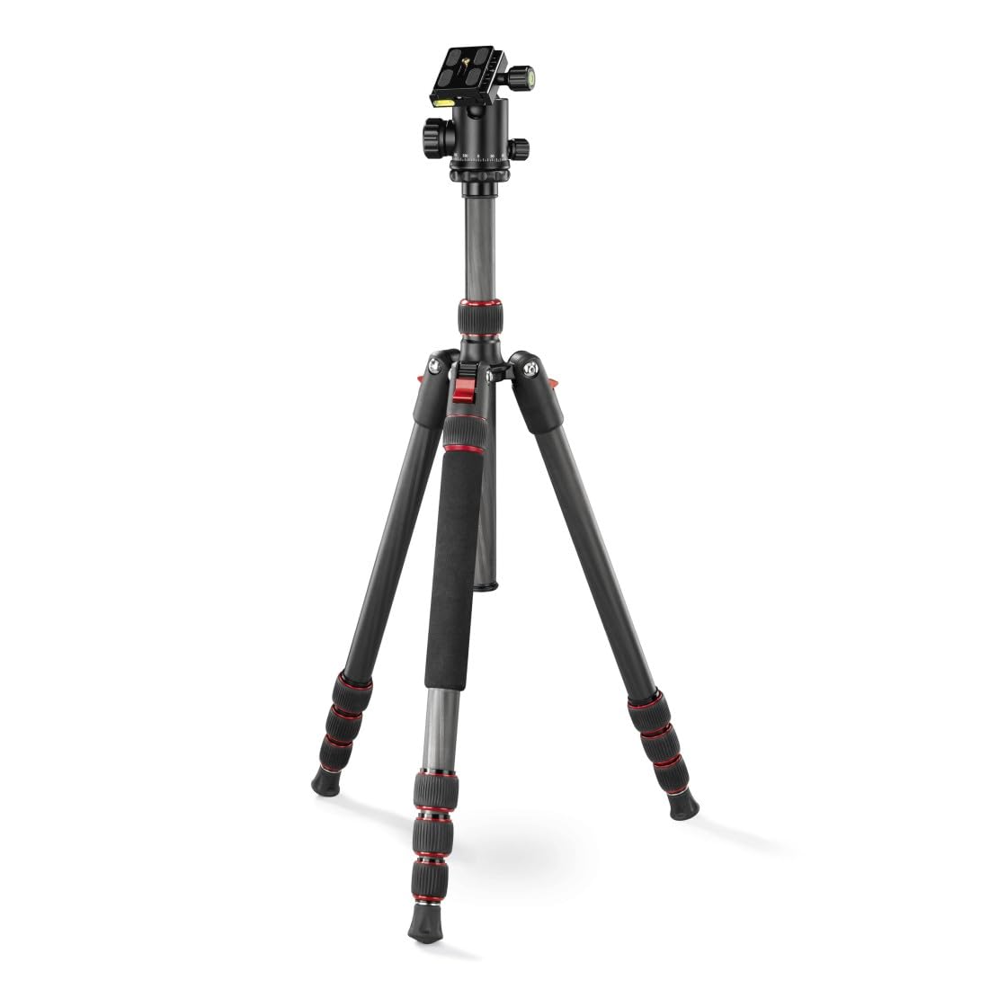 hama-ramble-ii-duo-carbon-reisestativ-kugelkopf-arca-swiss-handy-halterung-einbe image 1