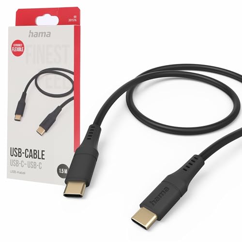 hama-ladekabel-flexible-usb-c-auf-usb-c-1-5-m-silikon-schnellladekabel-mit-knick image 3