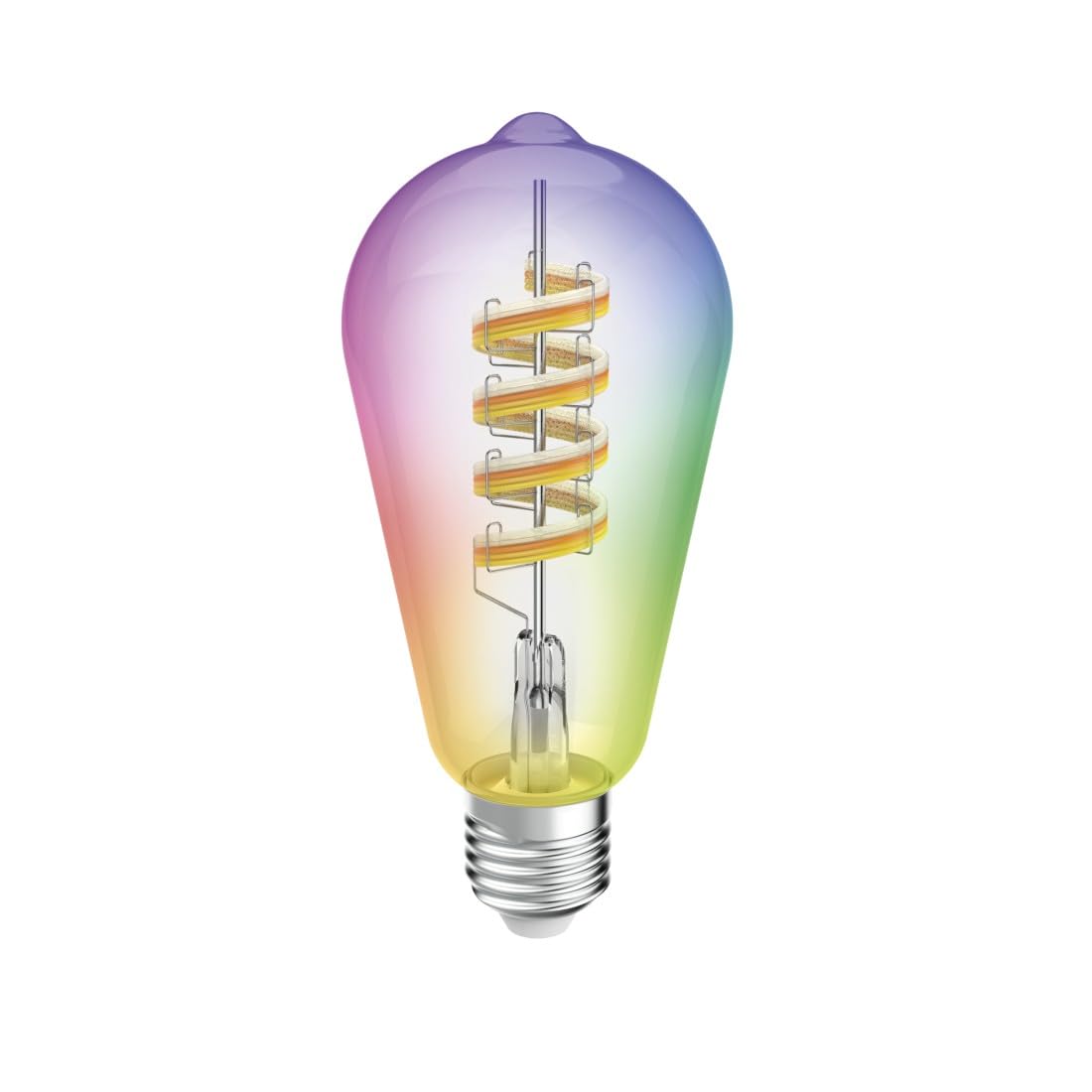 hama-smarte-gl-hbirne-e27-rgb-wei-vintage-filament-st64-dimmbare-wlan-lampe-matt image 1