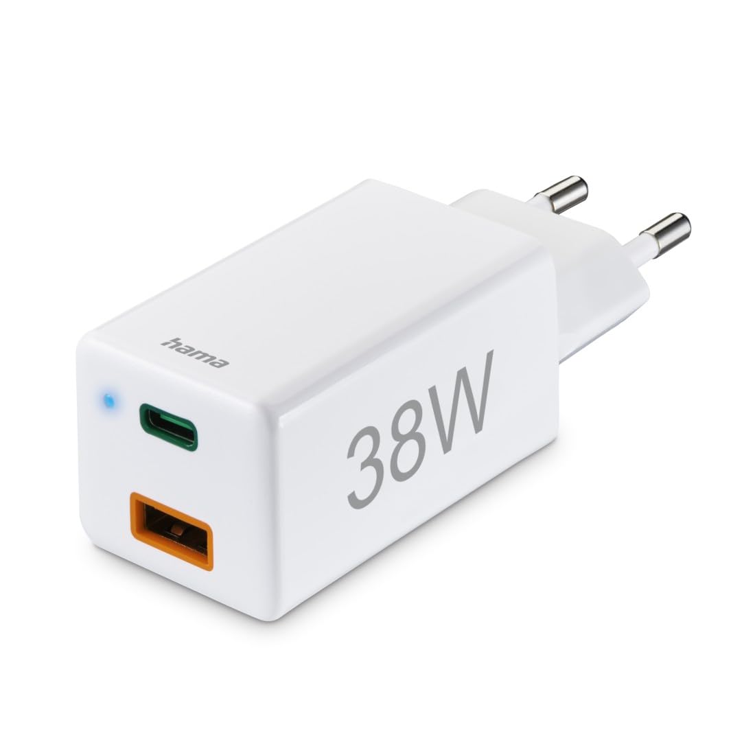 hama-schnellladeger-t-38-w-2-port-usb-c-pd-3-0-und-usb-a-quick-charge-3-0-kompak image 1