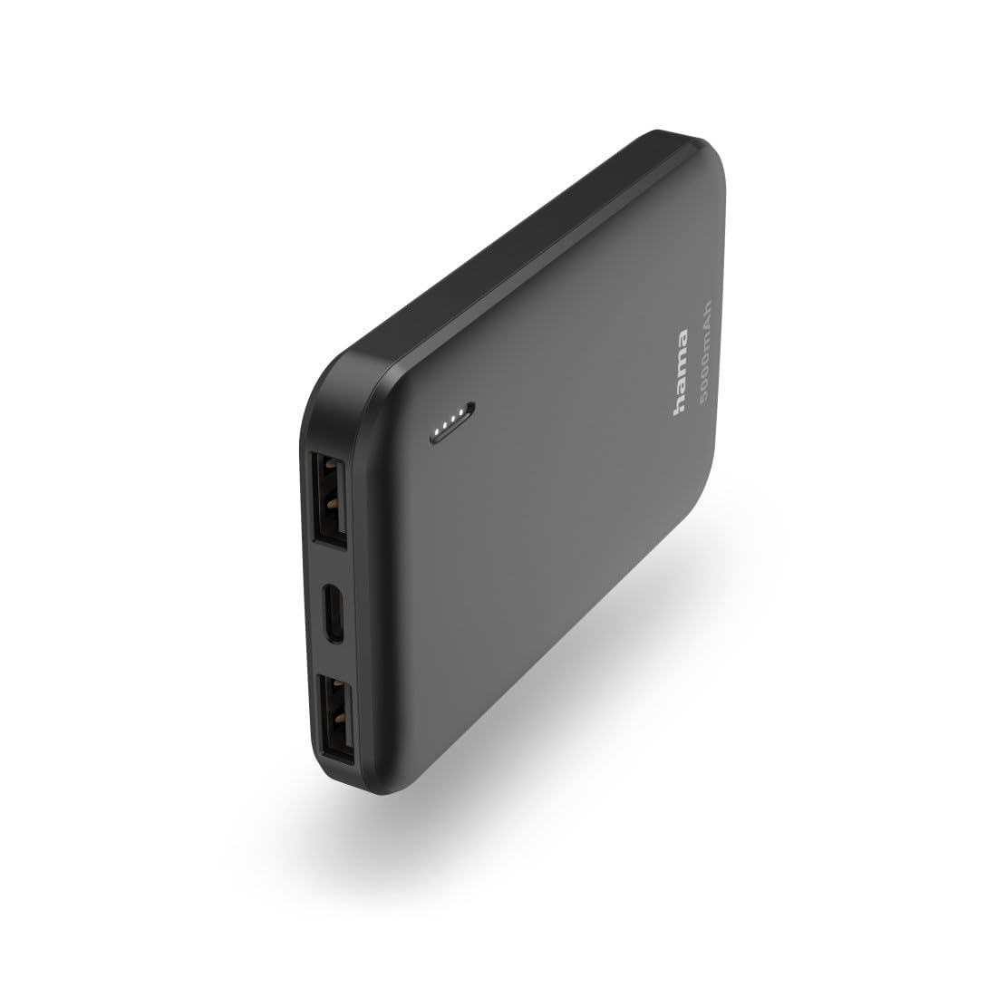 hama-powerbank-pocket-5-mit-5-000-mah-2x-usb-a-usb-c-eingang-und-led-anzeige-ant image 1