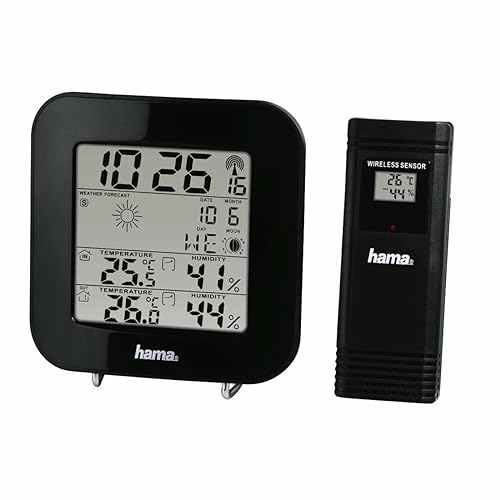 hama-ews-200-funkwetterstation-mit-au-ensensor-wettervorhersage-temperatur-luftf image 6