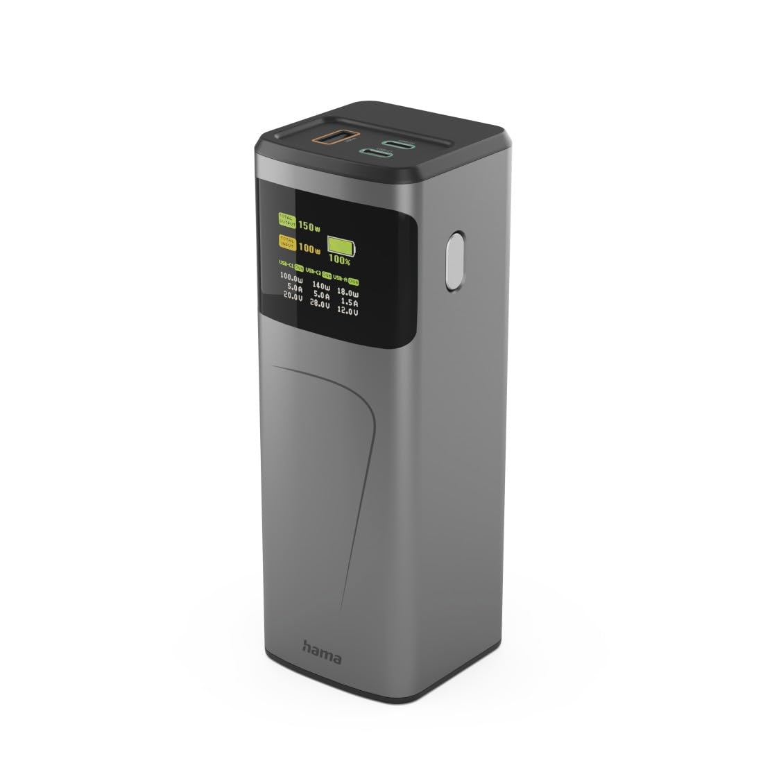hama-power-pack-high-power-powerbank-150w-24000-mah-2x-usb-c-usb-a-power-deliver image 1