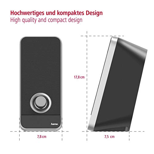 hama-sonic-pc-lautsprecher-2-0-usb-3-0-3-w-3-5-mm-klinke-lautst-rkeregler-schwar image 8