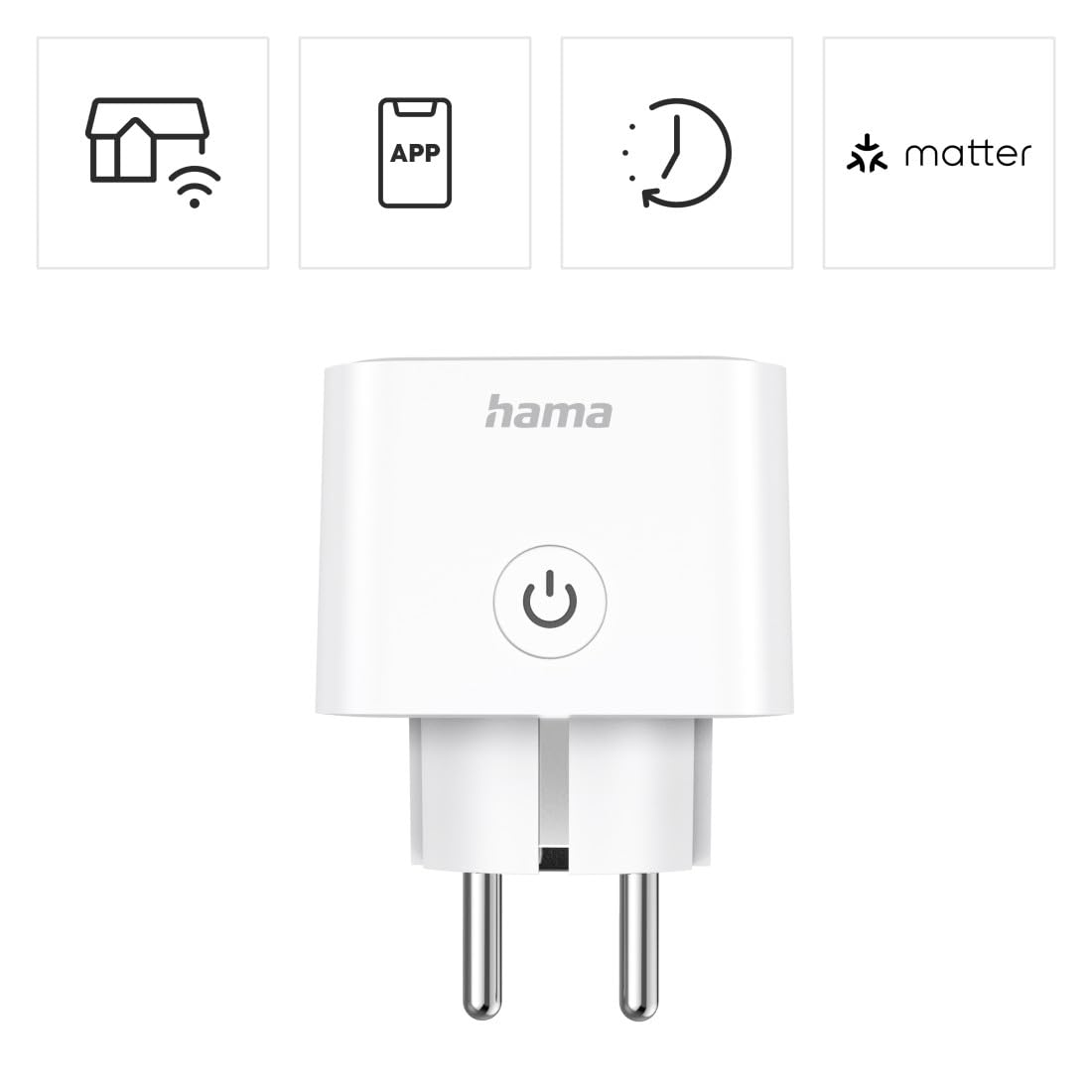 hama-wlan-steckdose-mit-matter-smart-home-standard-strommessung-app-und-sprachst image 2