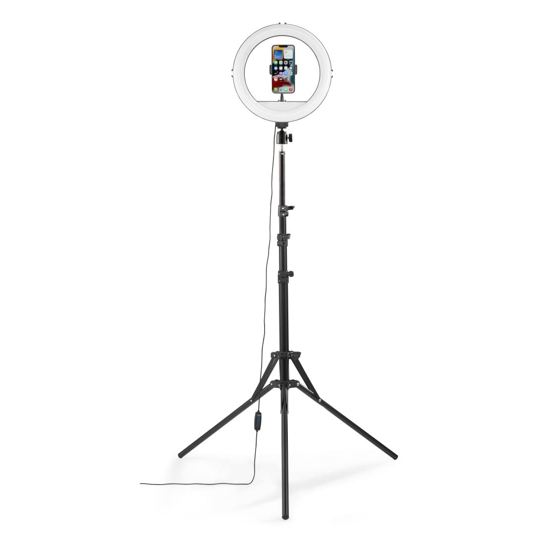 hama-led-ringlicht-mit-stativ-12-30-cm-160-leds-dimmbar-bluetooth-fernausl-ser-a image 7
