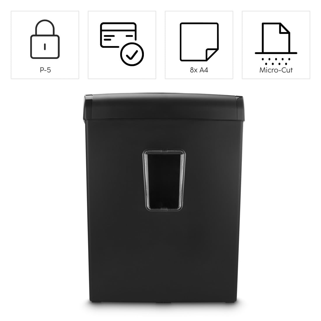 hama-aktenvernichter-prime-m80-p5-papier-und-kartenschredder-mit-mikroschnitt-ds image 2