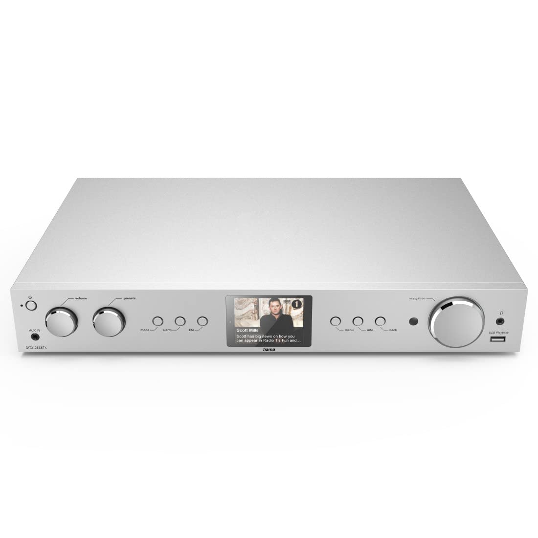 hama-dit2105sbtx-hifi-tuner-digitalradio-und-internetradio-tuner-mit-dab-wlan-sp image 1