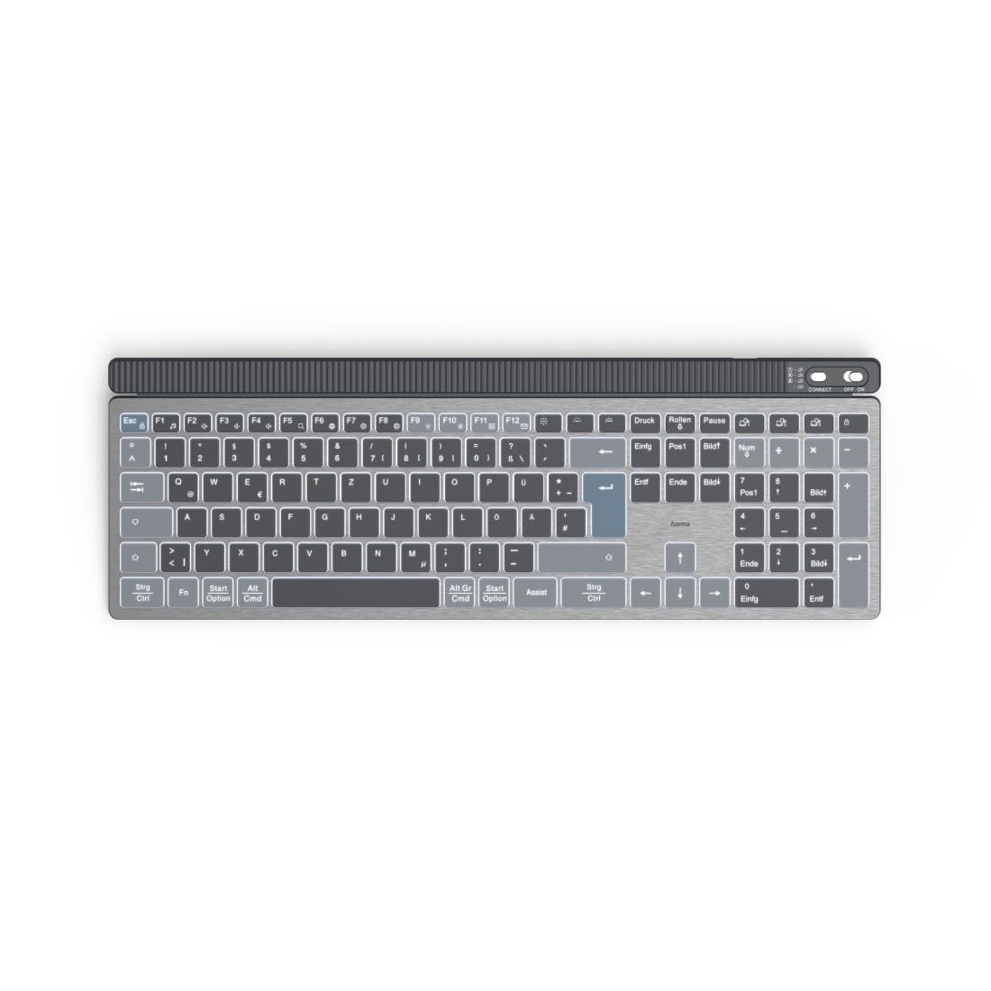 hama-tastatur-maus-set-kabellos-multi-device-1x-funk-2x-bluetooth-ger-uscharme-s image 2