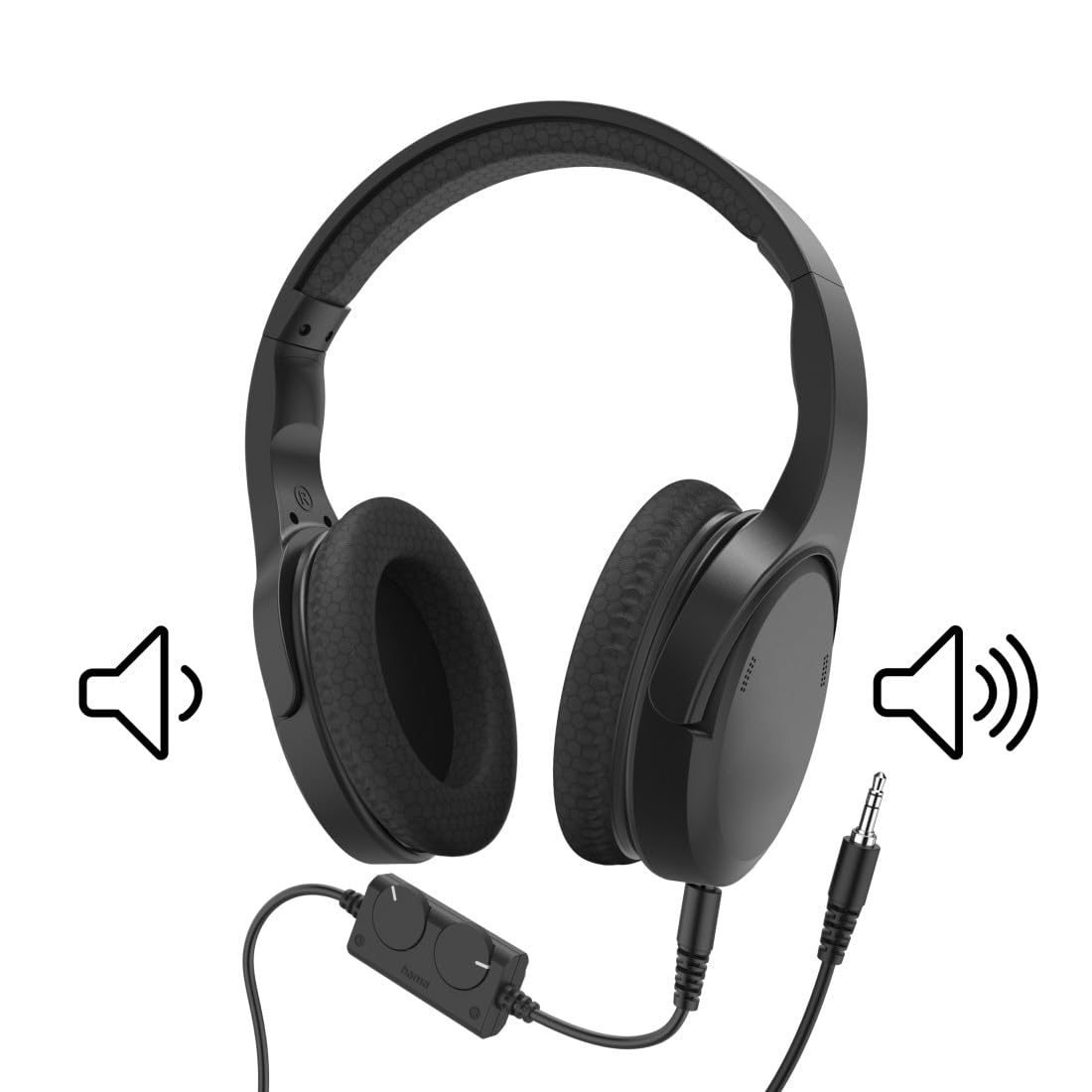 hama-tv-kopfh-rer-mit-6-m-kabel-verstellbarer-over-ear-kopfh-rer-mit-separater-l image 3