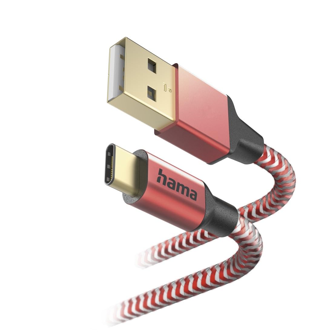hama-ladekabel-reflective-usb-a-auf-usb-c-nylon-geflochten-1-5-m-schnellladung-k image 2