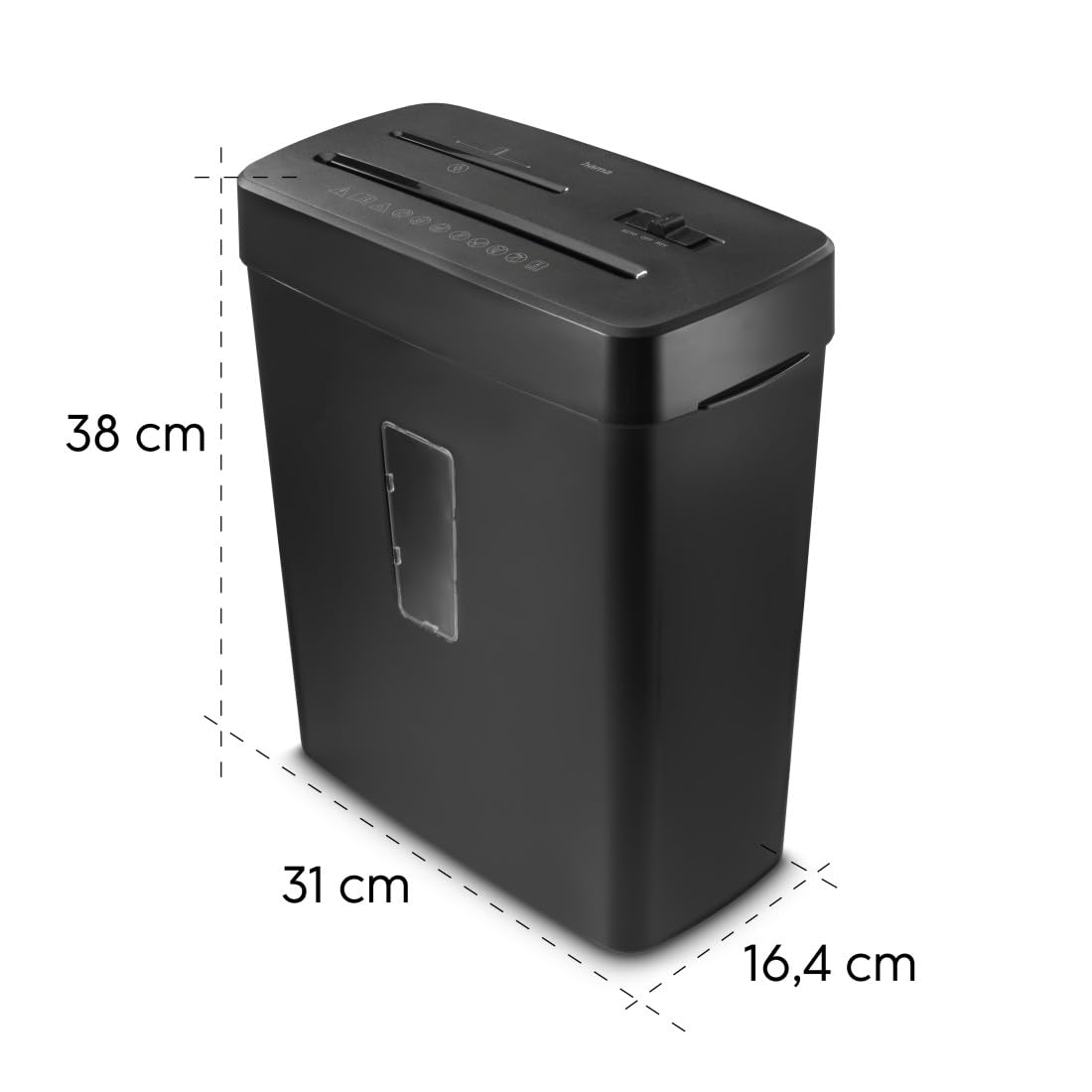hama-aktenvernichter-prime-m50cd-b-p5-mikroschnitt-schredder-f-r-papier-cds-dvds image 7