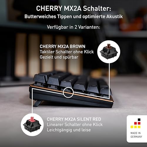 cherry-kc-200-mx-mechanische-office-tastatur-mx2a-silent-red-switches-eloxierte- image 8