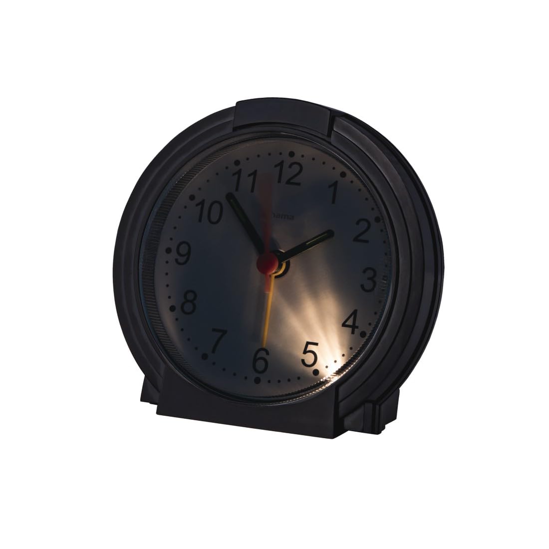 hama-analoger-wecker-classic-ohne-ticken-batteriebetrieben-licht-fluoreszierende image 3