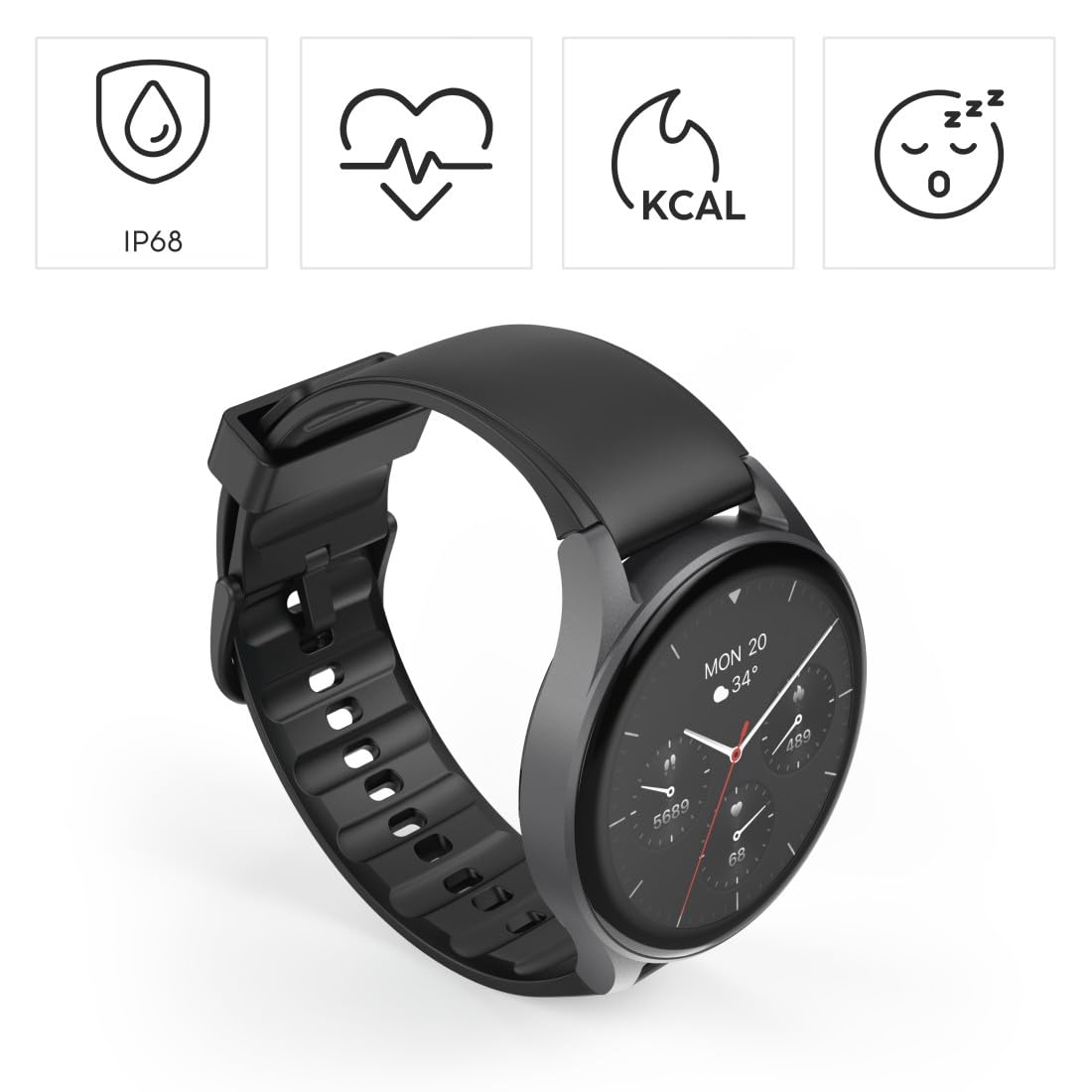 hama-smartwatch-8900-mit-gps-telefonfunktion-und-amoled-touchdisplay-wasserdicht image 2