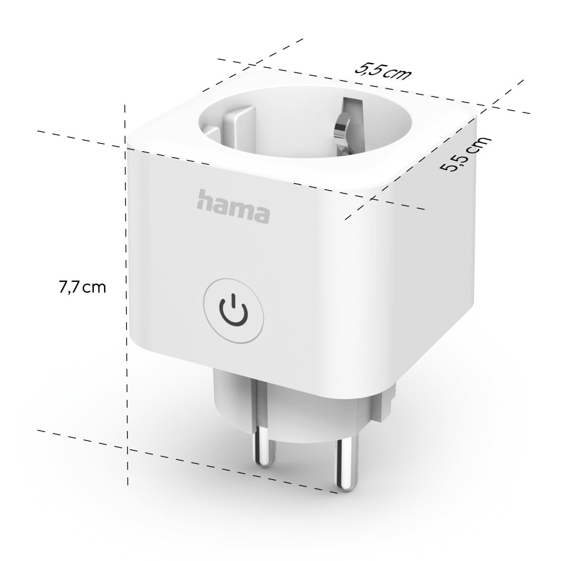 hama-wlan-steckdose-mit-matter-smart-home-standard-strommessung-app-und-sprachst image 5
