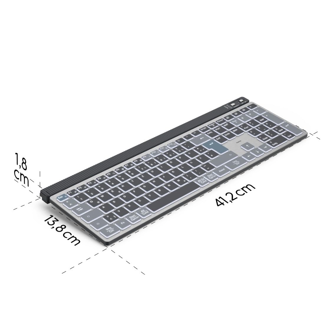 hama-tastatur-maus-set-kabellos-multi-device-1x-funk-2x-bluetooth-ger-uscharme-s image 6